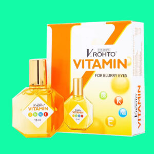 Thuốc nhỏ mắt V.Rohto Vitamin hỗ trợ cải thiện tình trạng giảm thị lực, mắt mờ (13ml)