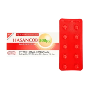 Viên nén Hasancob 500mcg điều trị các bệnh lý thần kinh ngoại biên (10 vỉ x 10 viên)