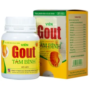 Viên hỗ trợ giảm triệu chứng đau do gút Gout Tâm Bình (60 viên)